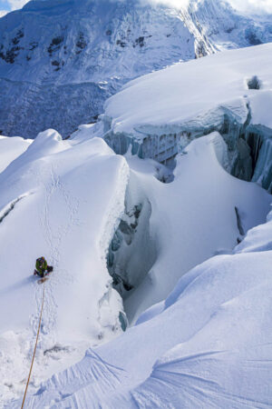 Climbing Mt. Ishinca