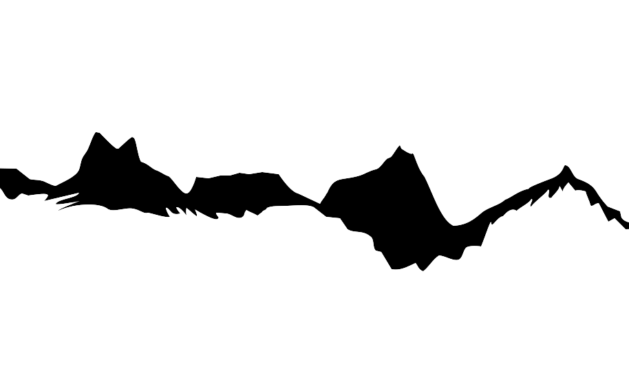 Nevados silueta PNG Nevados silueta PNG